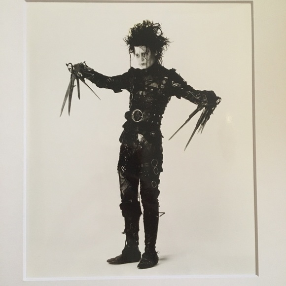 Edward Scissorhands art matted Johnny Depp Burton - Picture 3 of 3